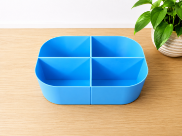Preview: IKEA TROFAST Organizer mit vier großen Fächern für Spielzeug, Bastelmaterial und Kleinteile